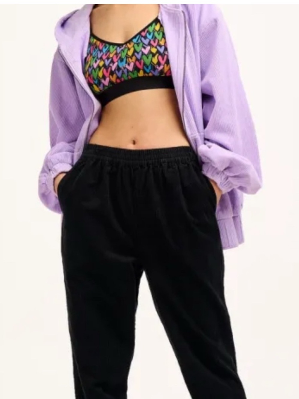 NWT LUCY & YAK Billie Trousers in Black Size 3X